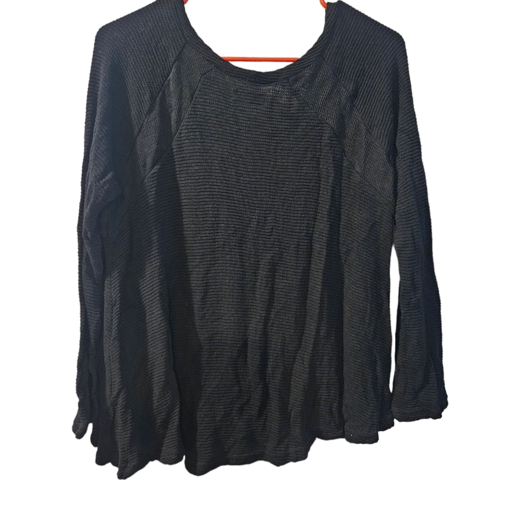 Lauren Moshi "Waffle Knit" Biting Lips top - Picture 4 of 11
